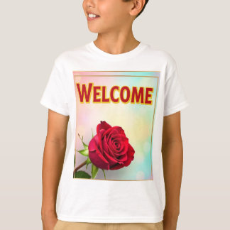 Camiseta Bem-vindo e obrigado em T SHIRTS