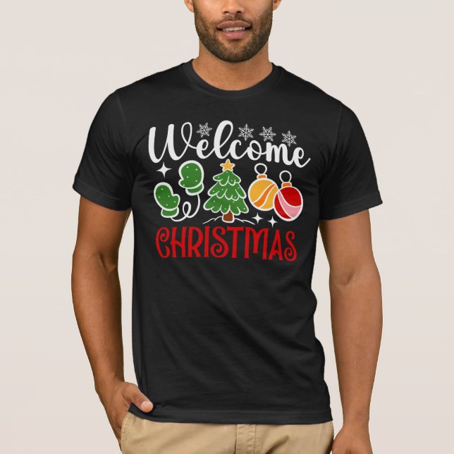 Camiseta Bem-vindo Natal-23758  (Frente)