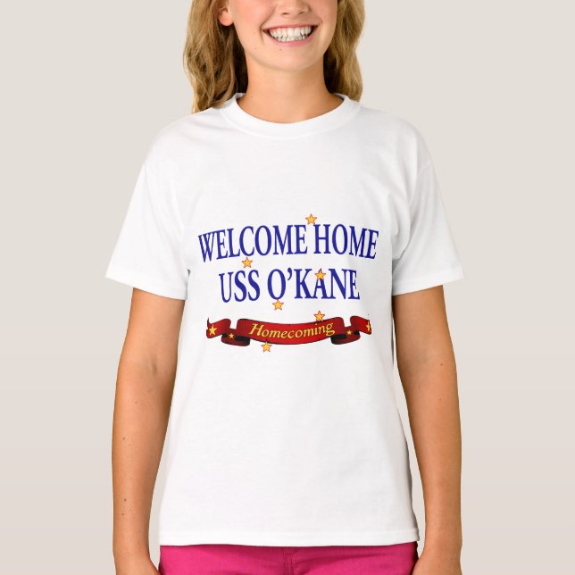Camiseta Bem-vindo USS Domésticos O'Kane (Frente)
