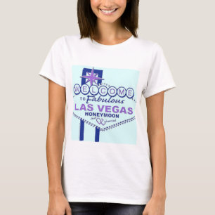 Camiseta Bem-vindos à Lua de mel de Las Vegas