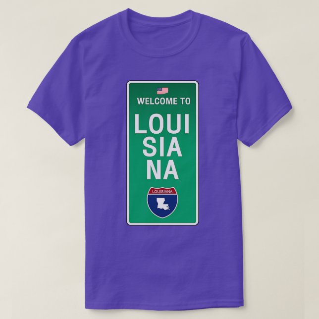 Camiseta Bem-vindos à saia do Louisiana (Frente do Design)