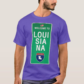Camiseta Bem-vindos à saia do Louisiana
