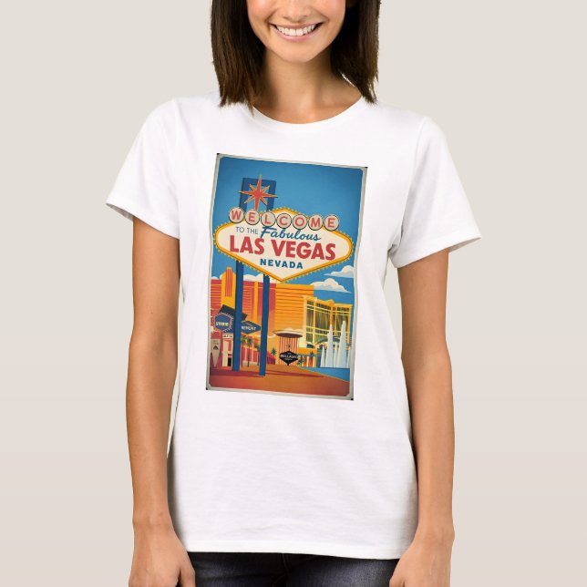 Camiseta Bem-vindos ao fabuloso Las Vegas Nevada (Frente)