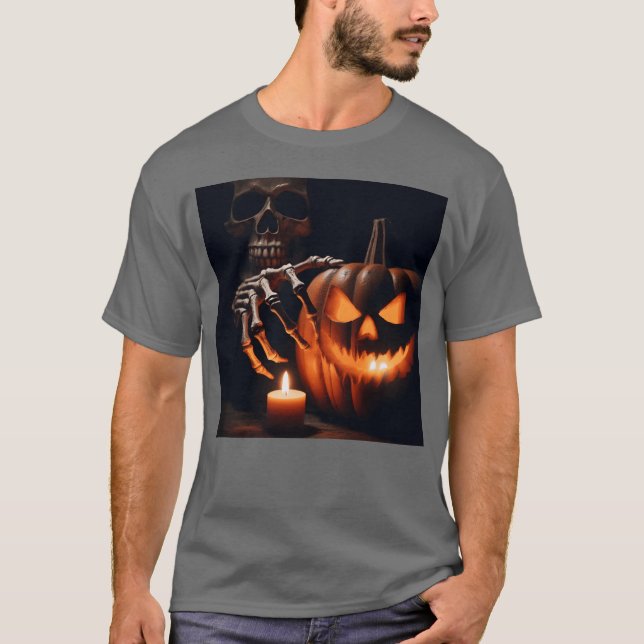 Camiseta Bem-vindos aos amigos do Halloween (Frente)