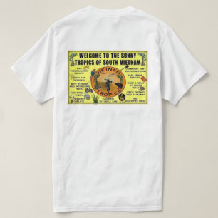 CAMISETA BEM-VINDOS ÀS TROPICAS SUNNY DO VIETNAME DO SUL