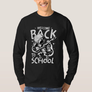 Camiseta Bem-vindos de volta à escola, doação engraçada par