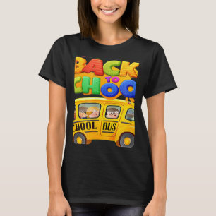 Camiseta Bem-vindos de volta à escola, motoristas de ônibus