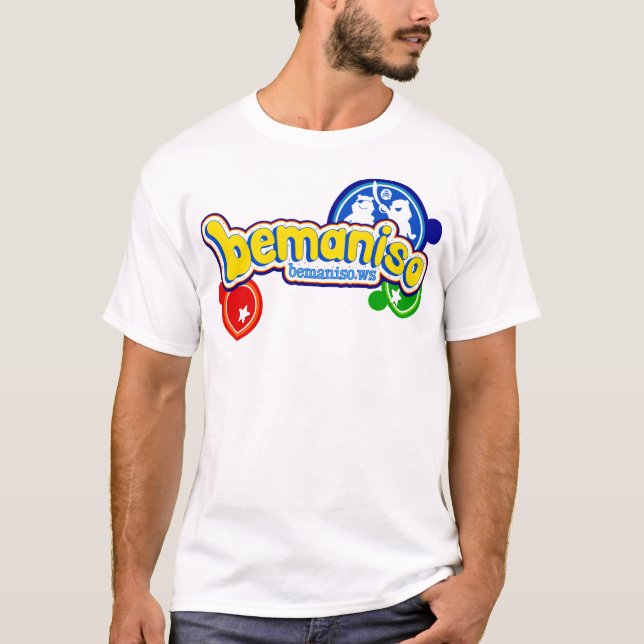 Camiseta bemaniso do pop'n pelo pyorin (Frente)