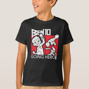 Camiseta Ben 10 indo para o herói