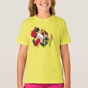 Camiseta Ben 10 Transformação de DNA em Quatro Braços