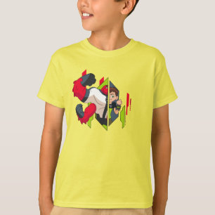Camiseta Ben 10 Transformação de DNA em Quatro Braços