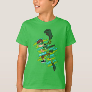 Camiseta Ben 10 Transformação de DNA selvagem