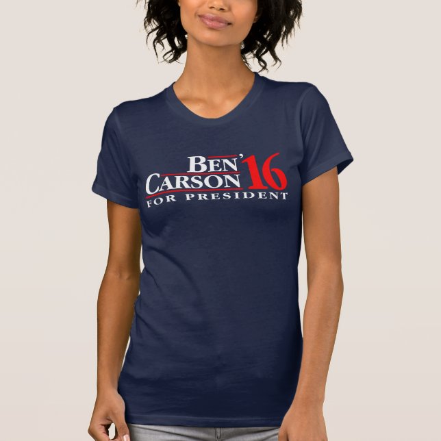 Camiseta Ben Carson para o presidente (Frente)