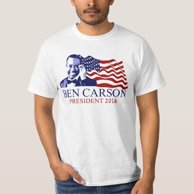 Camiseta Ben Carson para o presidente (Frente)