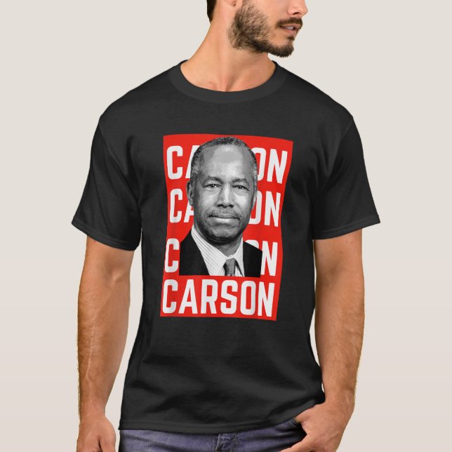 Camiseta Ben Carson Retrato T Shirt (Frente)