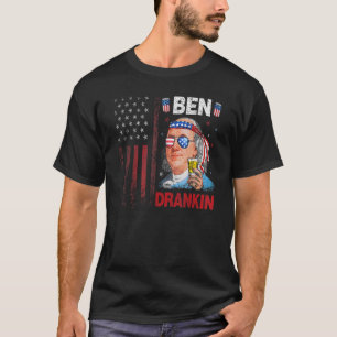 Camiseta Ben Drankin 4 De Julho Benjamin Franklin Men Amer