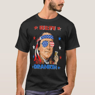 Camiseta Ben Drankin 4 De Julho Benjamin Franklin Men Amer