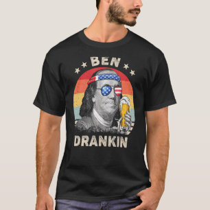 Camiseta Ben Drankin 4 De Julho Benjamin Franklin Men Amer