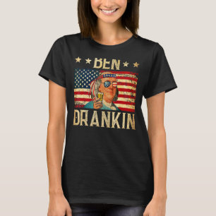 Camiseta Ben Drankin 4 De Julho Benjamin Franklin Men Amer