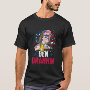 Camiseta Ben Drankin 4 De Julho Benjamin Franklin Men Wome