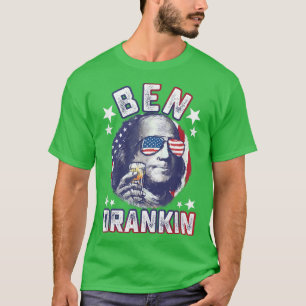 Camiseta Ben Drankin 4 de julho Benjamin Franklin Men Wome