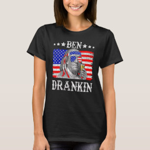 Camiseta Ben Drankin 4 De Julho Benjamin Franklin Men Wome