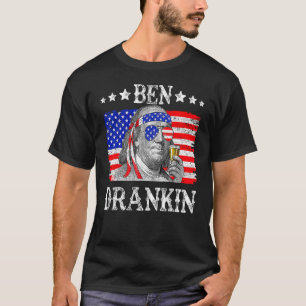 Camiseta Ben Drankin 4 De Julho Benjamin Franklin Men Wome