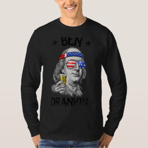 Camiseta Ben Drankin 4 De Julho Benjamin Franklin Men Wome