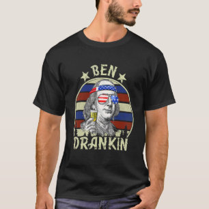 Camiseta Ben Drankin 4 De Julho Benjamin Franklin Men Wome