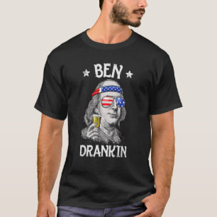 Camiseta Ben Drankin 4 De Julho Benjamin Franklin Men Wome