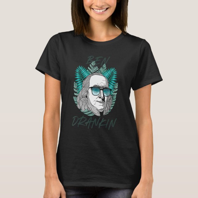 Camiseta Ben Drankin 4 de Julho Benjamin Franklin Patrioti (Frente)
