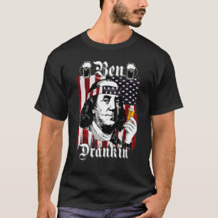 Camiseta Ben Drankin 4 De Julho Benjamin Franklin Usa Fla