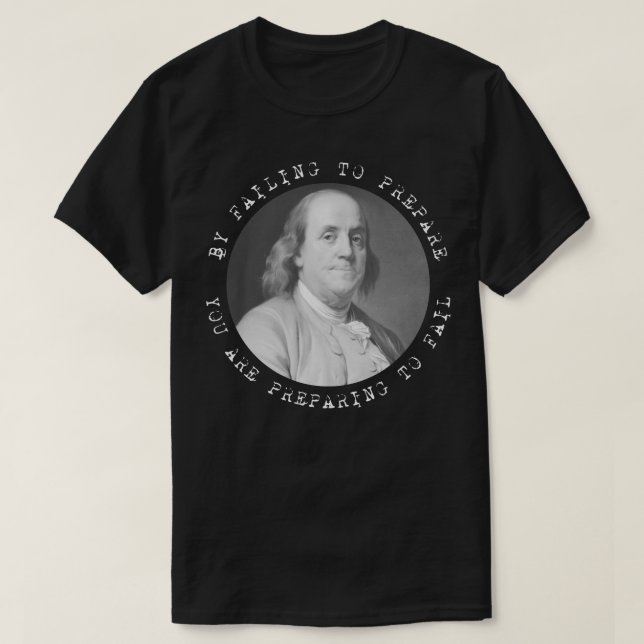 Camiseta Ben Franklin Benjamin Franklin Cote (Frente do Design)