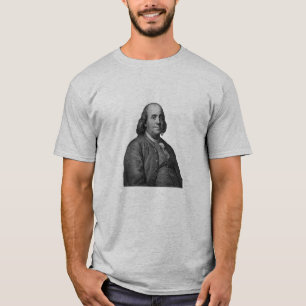 Camiseta Ben Franklin e citações