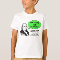 Ben Franklin fala o alemão