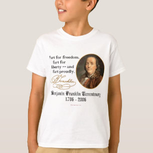 Camiseta Ben Franklin - Fart orgulhosa