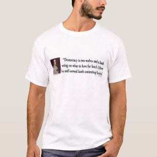 Camiseta Ben Franklin no controlo de armas