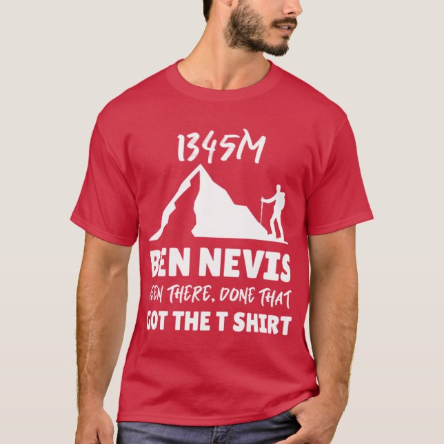 Camiseta Ben nevis retro (Frente)