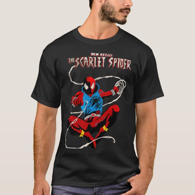 Camiseta Ben Reilly Scarlet Spider Clássico T-Shirt (Frente)