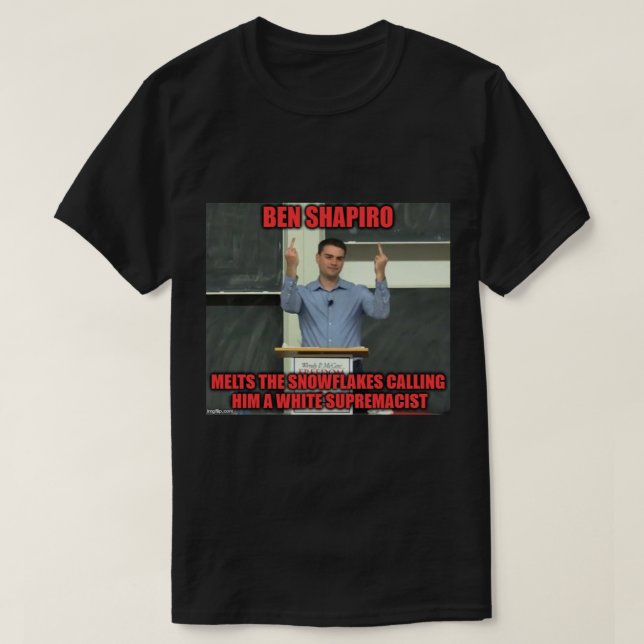 Camiseta Ben Shapiro destruindo pessoas (Frente do Design)