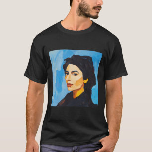 Camiseta Benazir Bhutto Estilo de Pintura Poste-impressioni