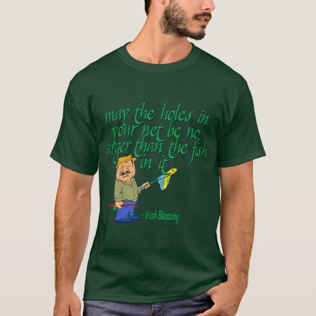 Camiseta Bênção da Pesca Irlandesa (Frente)