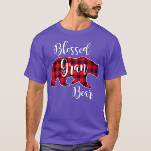 Camiseta Bênção Gran Bear Vermelho Buffalo Xadrez Gran Gran