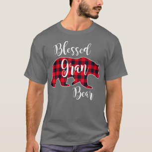 Camiseta Bênção Gran Bear Vermelho Buffalo Xadrez Gran Gran