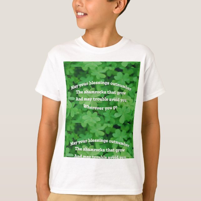 Camiseta Bênção irlandesa (Frente)