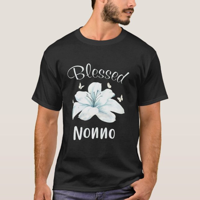 Camiseta Bênção Personalizada Não Lily Flower (Frente)