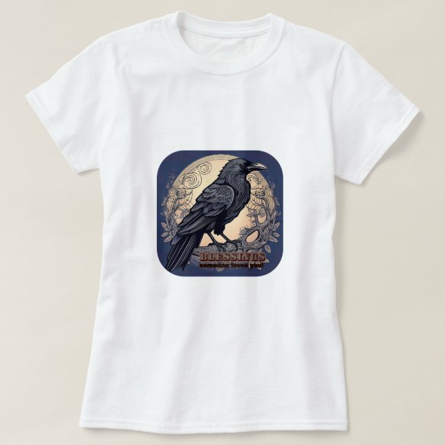 Camiseta Bênção Raven (Frente do Design)