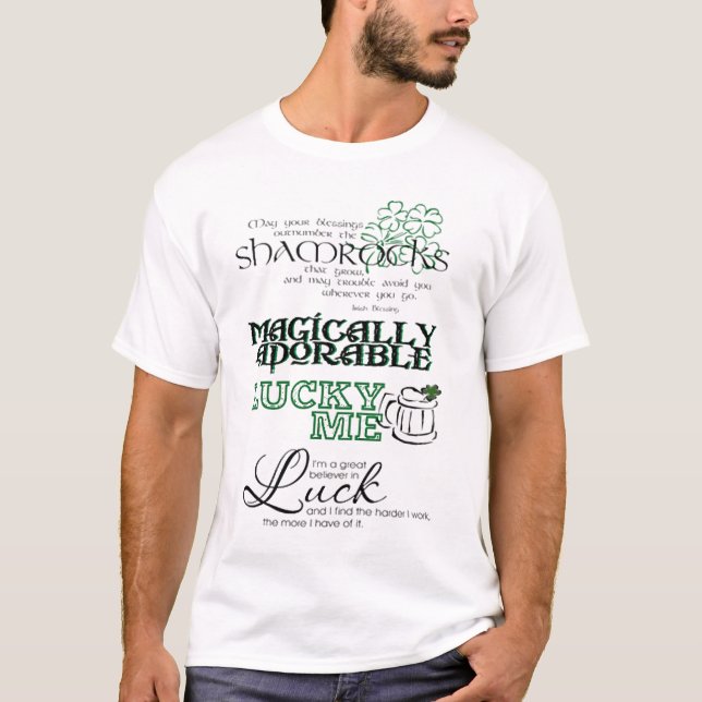 Camiseta Bênçãos irlandesas (Frente)