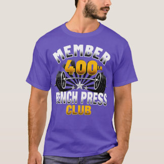 Camiseta Bench Press Club de 400 Libras