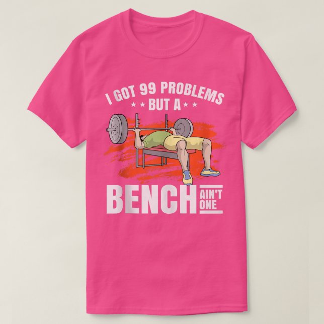 Camiseta Bench Press Gift Men GYM Muscle Bodybuilding Tanqu (Frente do Design)